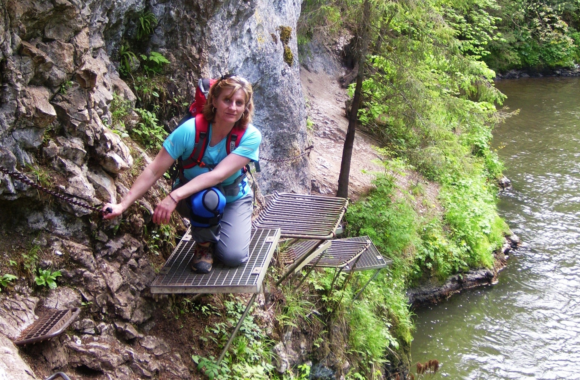 Monika Strečková na turistike v Slovenskom raji