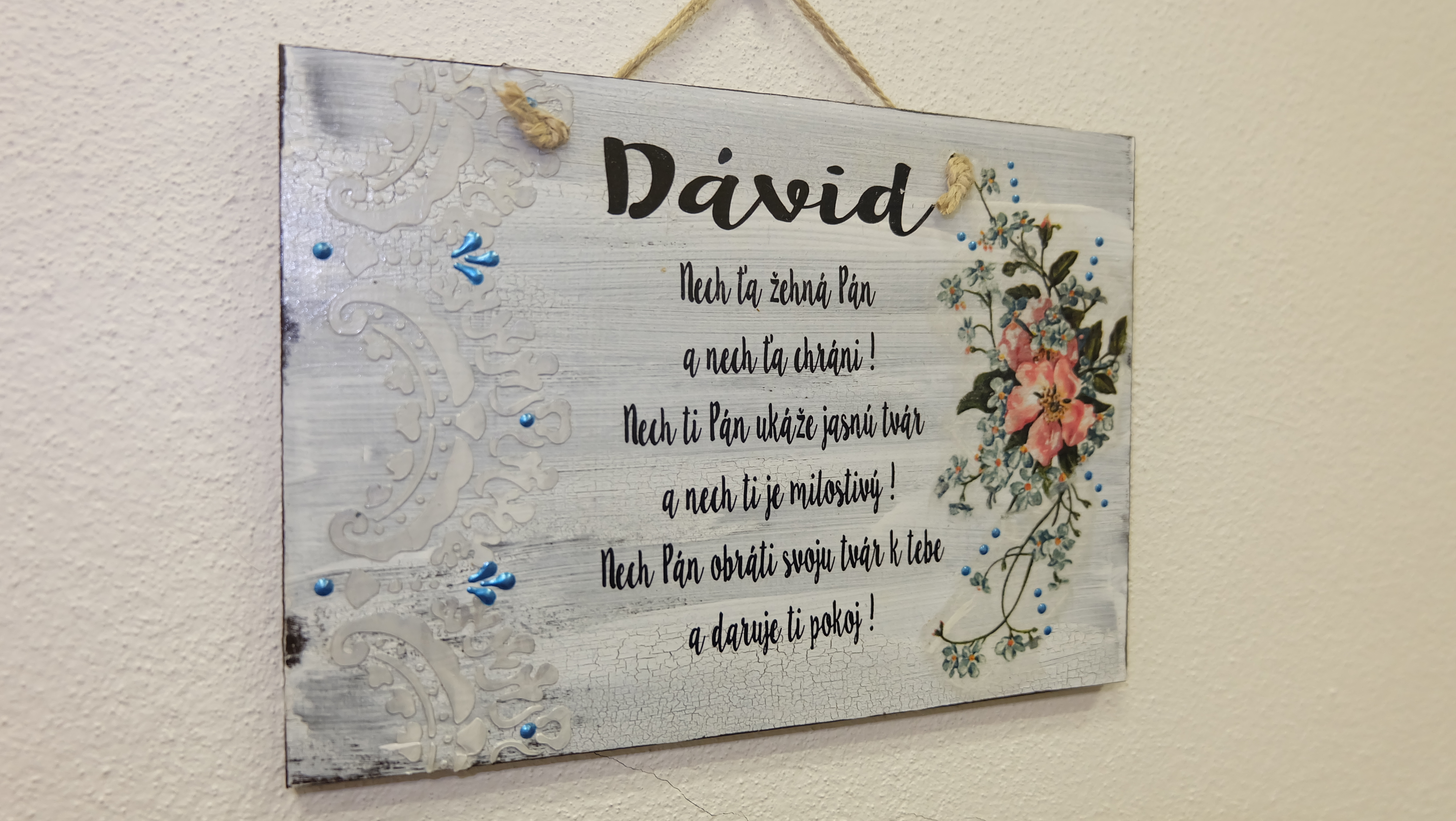 Originálnym požehnaním môžete potešiť aj Dávida, ktorý oslavuje meniny 30. decembra.  