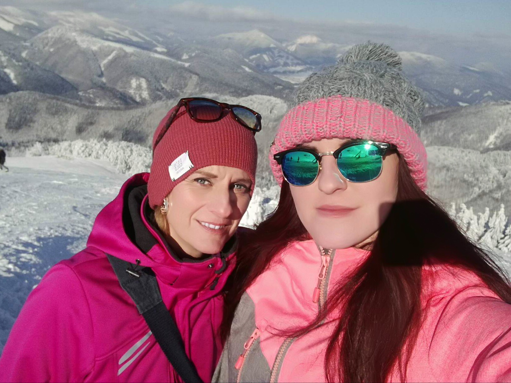 Na lyžovačke s dcérou Jankou, ktorá v minulosti moderovala Svetielko