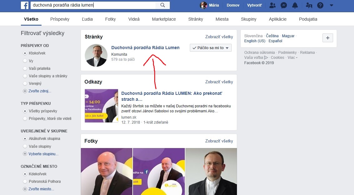 Potvrďte svoje vyhľadávanie kliknutím na profil našej poradne