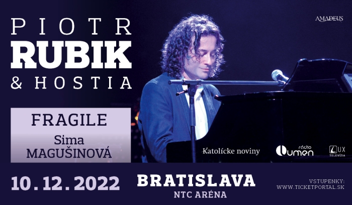 Vyhrajte lístky na koncert Piotra Rubika v Bratislave!
