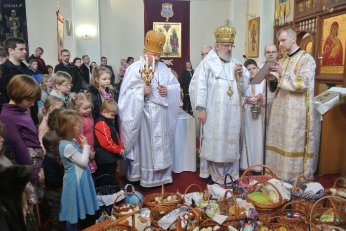 Byzantské paschálne tradície: požehnanie paschálnych pokrmov