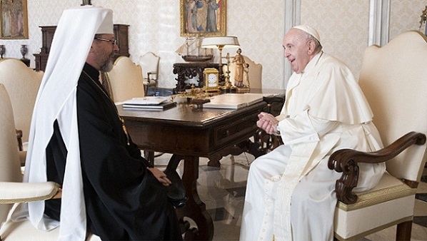 Vatikánsky týždenník: Ševčuk sa stretol so súčasným aj emeritným pápežom