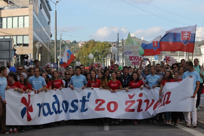 Rádio LUMEN na Národnom pochode za život 2019