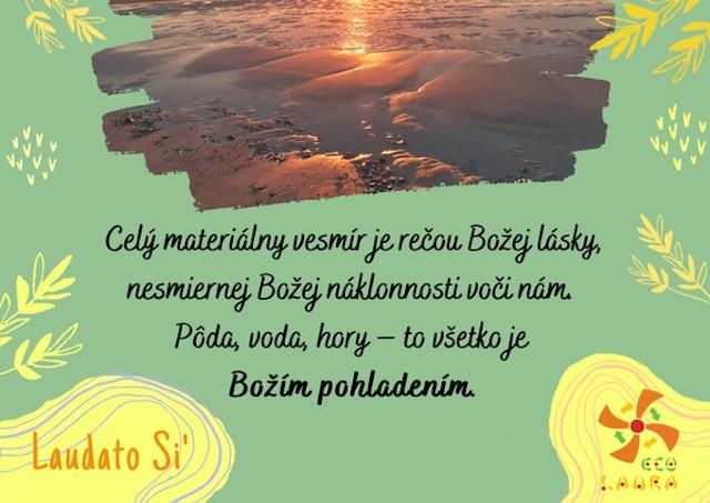 Pápež František nás vyzýva k starostlivosti o našu zem, na čo reagovalo aj Združenie mladých Laura