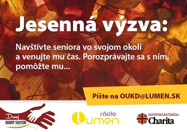 DARUJ DOBRÝ SKUTOK: Všímame si seniorov vo farnosti