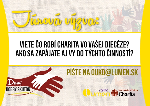 SÚŤAŽ: Všimnite si prácu charity a vyhrajte sadu atraktívnych cien