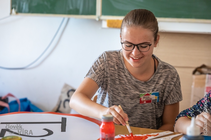 Dobrovoľníci z celého Slovenska ako prví prišli do Trenčía, kde sa koná Národné stretnutie mládeže T22